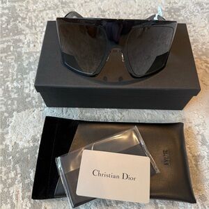 Dior DiorSoLight1 Shield Black Sunglasses